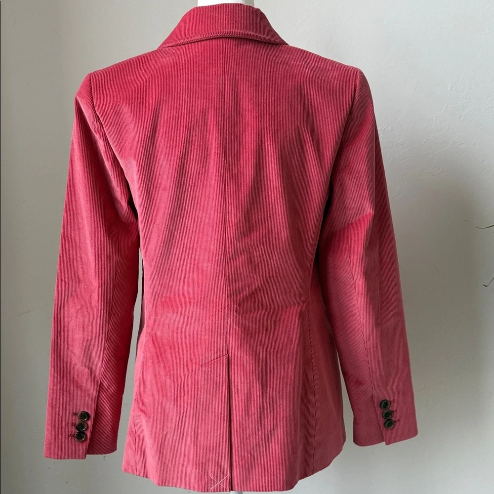 Talbots Dusty Rose Corduroy Blazer - Picture 2 of 4